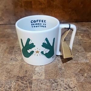 NWT Starbucks sign language mug